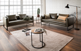 Sofa Set Leder Azar